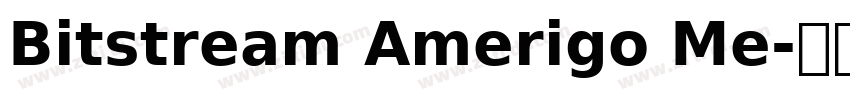Bitstream Amerigo Me字体转换